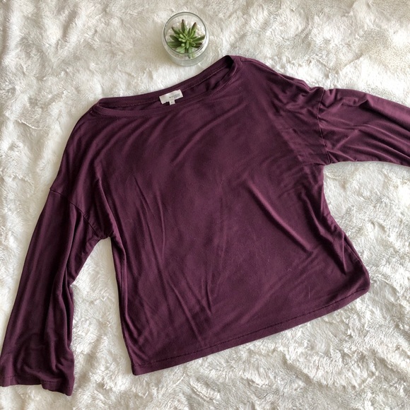 Wilfred Plum 3/4 Sleeve Top 🍇 - Picture 1 of 5